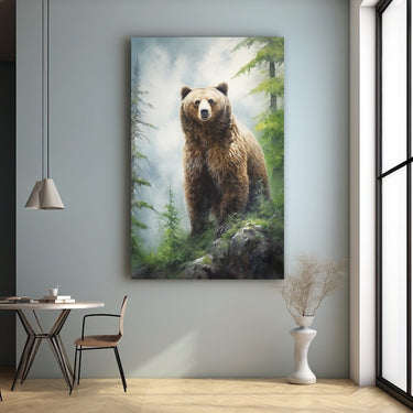 Bear Painting on Canvas
